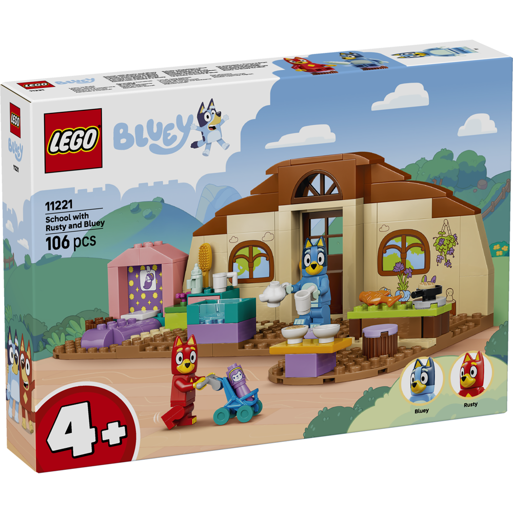  LEGO Bluey School with Rusty and Bluey 11221